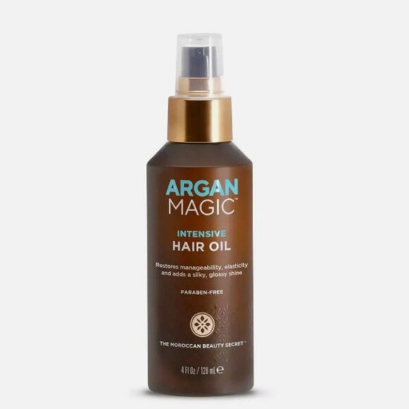 Argan Magic Intensive Hair Oil Restores Manageability & Elasticity Paraben Free - Picture 1 of 9